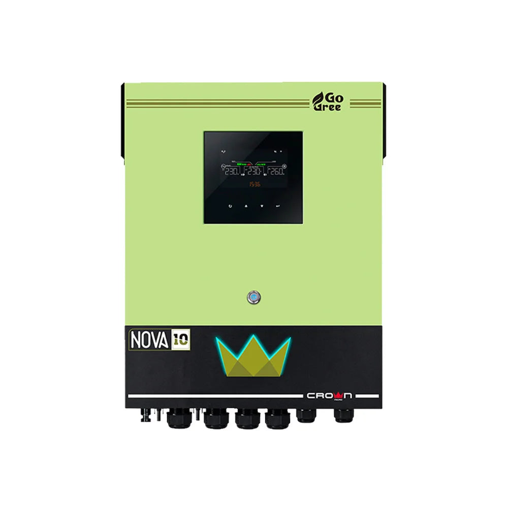 Crown Nova 9.8KW Single Phase Hybrid Solar Inverter Main image