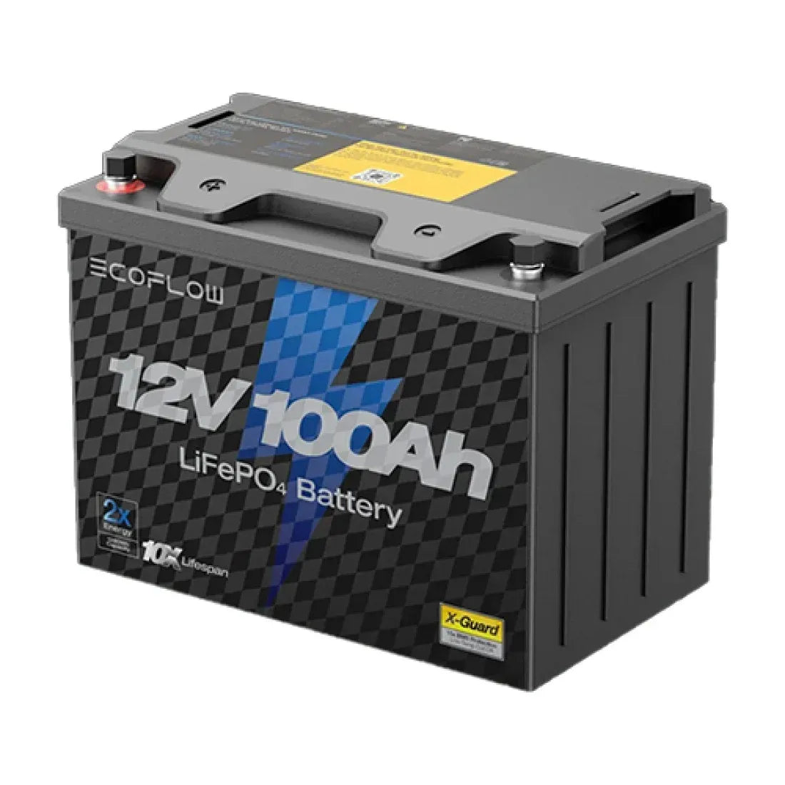 ECOFLOW 12V 100AH DEEP CYCLE LIFEPO4 LITHIUM BATTERY Main image